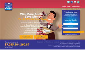 Screenshot of Win eBay Auctions in Your Sleep