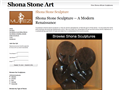 Screenshot of African Fine Art: Shona Stone Sculpture