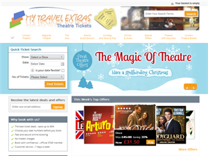 Screenshot of Cheap Theatre Tickets For Musicals London