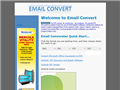 Screenshot of Email Conversion Software