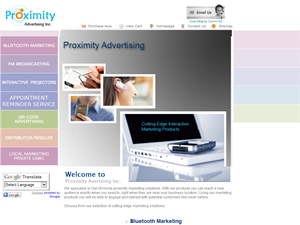 Screenshot of Proximity Solutions