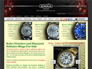 Screenshot of Rolex Watch & Diamond Jewllery Repairs