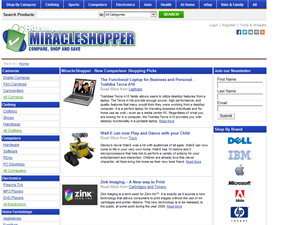 Screenshot of MiracleShopper Comparison Shopping