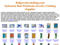 Screenshot of Indonesia Bali Wholesale Jewelry Clothing Supplier