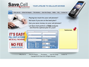 Screenshot of Corporate Cell Phone Plans Canada