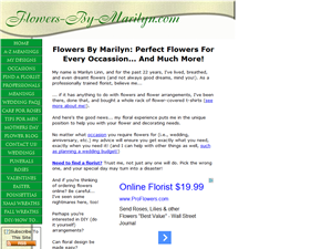 Screenshot of Do It Yourself Flower Arrangements and More