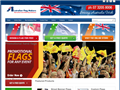 Screenshot of Australian Custom Flag Makers