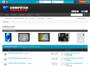 Screenshot of Computer Forums