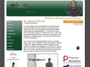 Screenshot of Wilson Gynecolog and Fitness