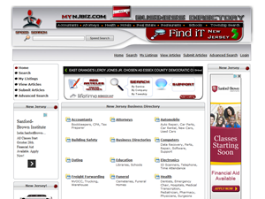 Screenshot of NJ Web Page Directory | New Jersey Businesses