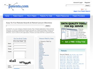 Screenshot of Patent Attorneys