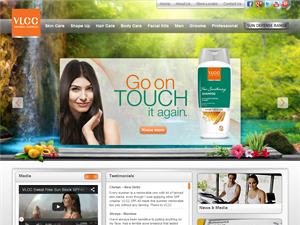 Screenshot of Natural Cosmetics & Skin Care products 