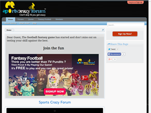 Screenshot of Sports Forum