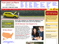 Screenshot of California Lemon Law