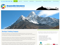 Screenshot of Nepal trekking agency