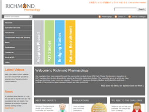 Screenshot of clinical research