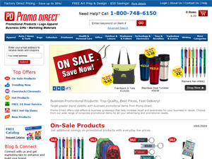 Screenshot of Top Promotional Products