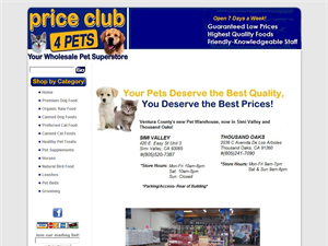 Screenshot of Wholesale Pet Food