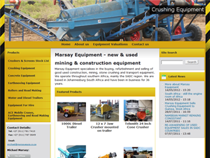 Screenshot of Marsay Equipment CC