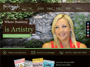 Screenshot of Cosmetic Dentists Bellevue