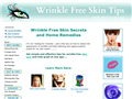 Screenshot of Wrinkle Free Skin Care Tips