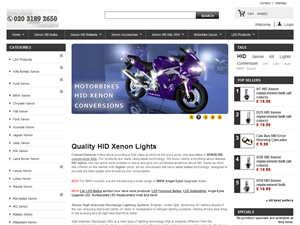 Screenshot of Xenon Conversion Kits