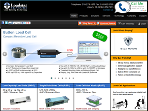 Screenshot of Buy miniature load cells