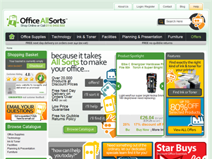 Screenshot of Office Supplies