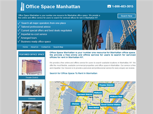 Screenshot of Office space Manhattan