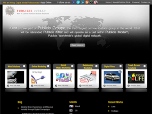 Screenshot of Web Design Company Delhi