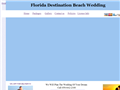 Screenshot of Destin Beach Weddings 