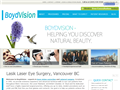 Screenshot of Vancouver Eye Surgery