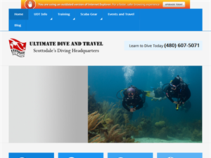 Screenshot of Ultimate Dive and Travel Scuba Center