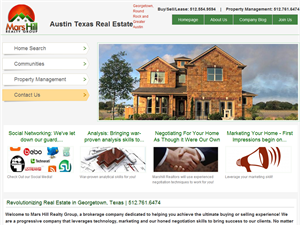 Screenshot of Georgetown Texas Homes For Sale 