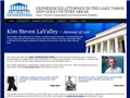 Screenshot of Kim LaValley Attorney Lake Tahoe