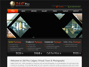 Screenshot of Calgary Virtual Tours & Photography