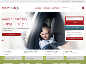 Screenshot of Personal and Life Insurance