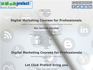 Screenshot of SEM, SEO Course in Delhi