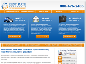 Screenshot of Florida Home and Auto Insurance Agency