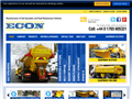 Screenshot of Manufacturers of Gritters & Salt Spreaders for sale & hire  Econ 