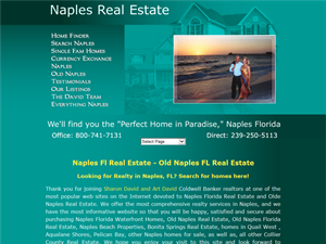 Screenshot of Naples Florida Real Estate