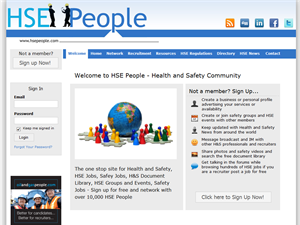 Screenshot of HSE People