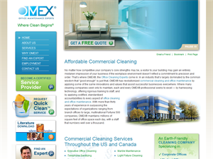 Screenshot of Achieve A Clean Company With Our Janitorial Work