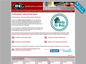 Screenshot of Estate & Letting Agents Manchester