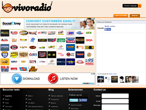 Screenshot of Escuchar Radio Online