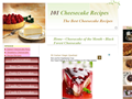 Screenshot of Cheesecake Recipes Galore