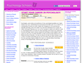 Screenshot of Top Psychology Colleges