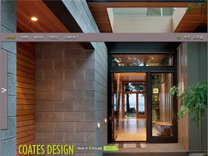 Screenshot of Seattle Architect - Coates Design