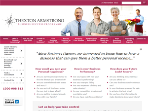 Screenshot of Thexton Armstrong Australia Business consulting