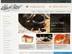 Screenshot of Gourmet Gifts Gourmet Food Gifts